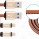 2-Pack Leather Lightning Cables, $5 with code M7SXMS48